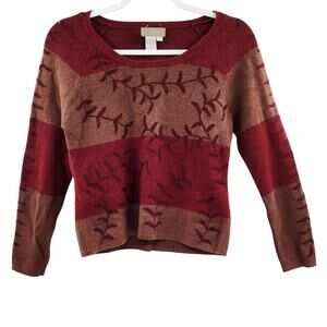 Vintage The Territory Ahead Lambswool Angora Cashmere Blend Sweater Women’s Sz M